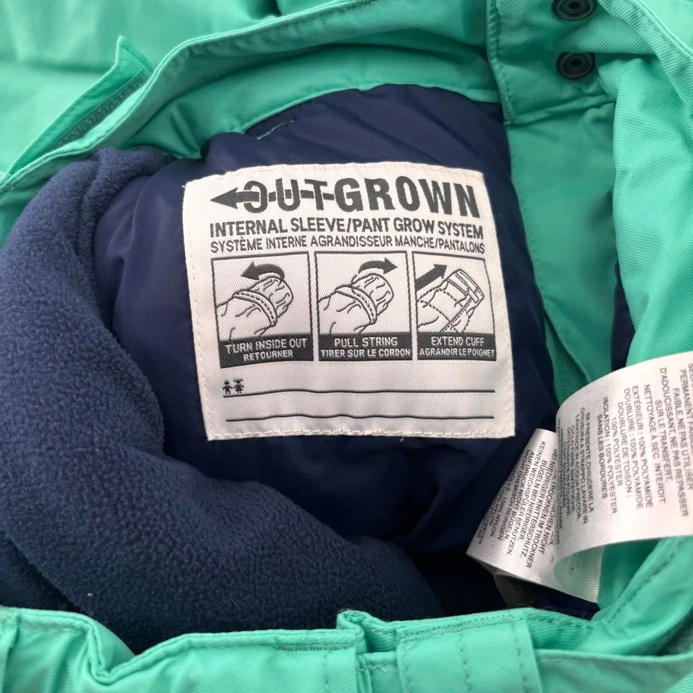 Columbia Bugaboo Kids Snow Pants Teal Waterproof Insulated Ski Winter  Small-8